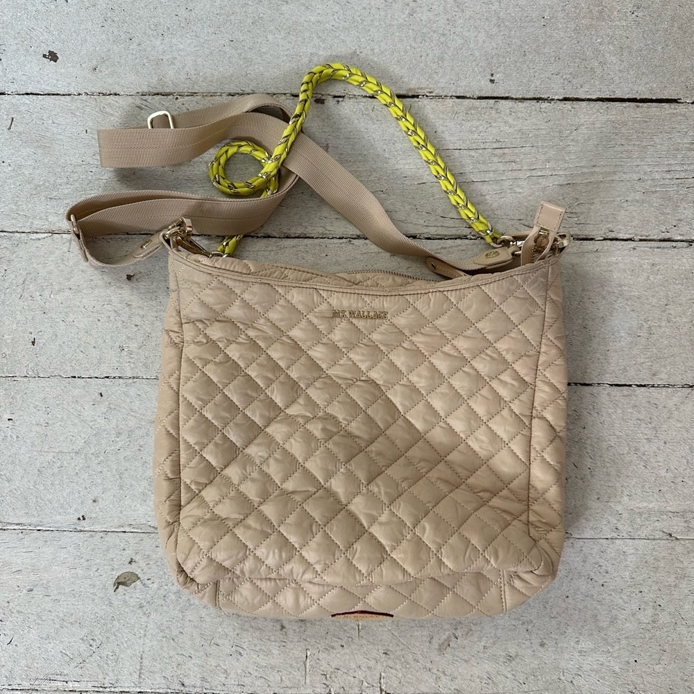 MZ Wallace Crosby Hobo Quilted Crossbody Bag